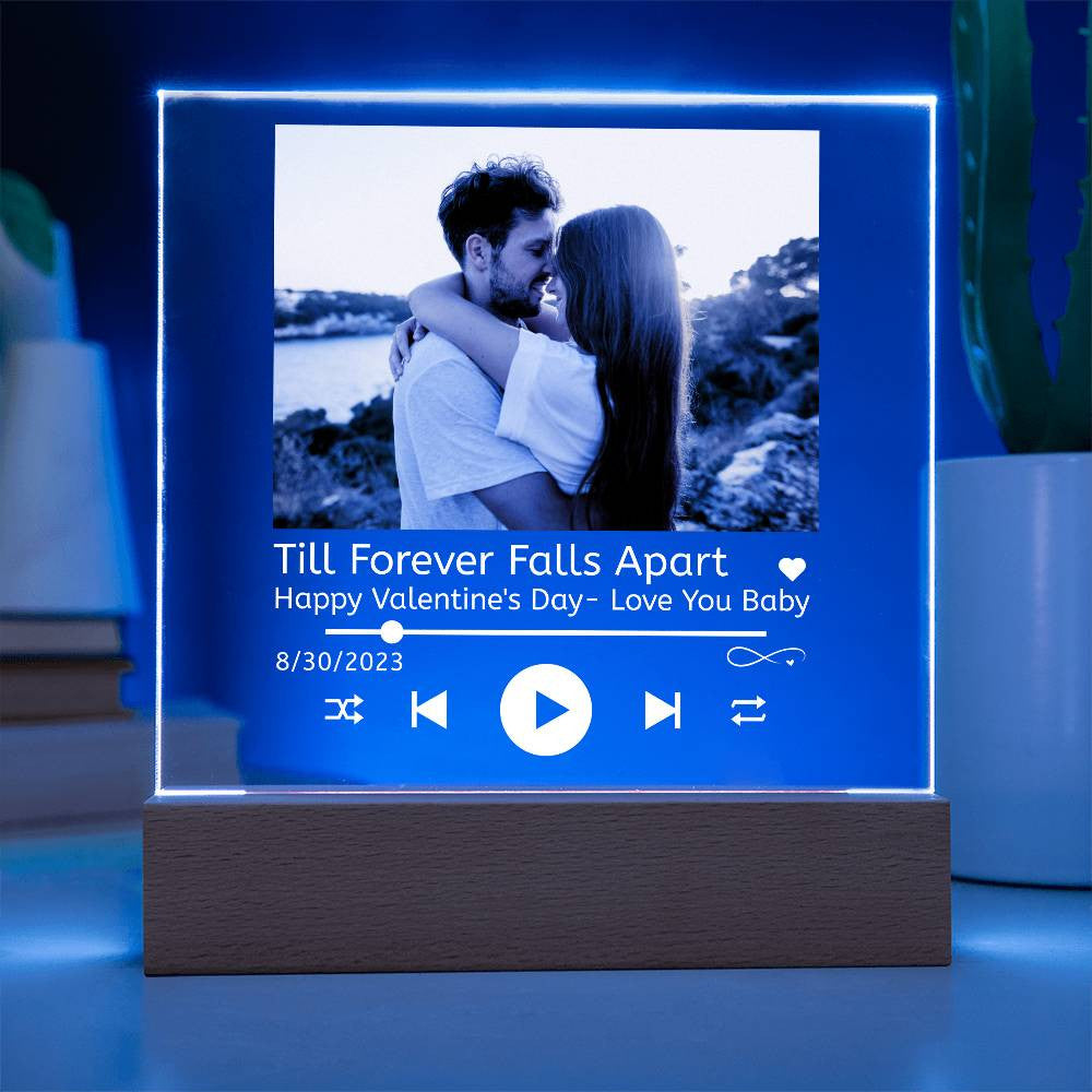 Personalized- Photo LED Light Acrylic Plaque