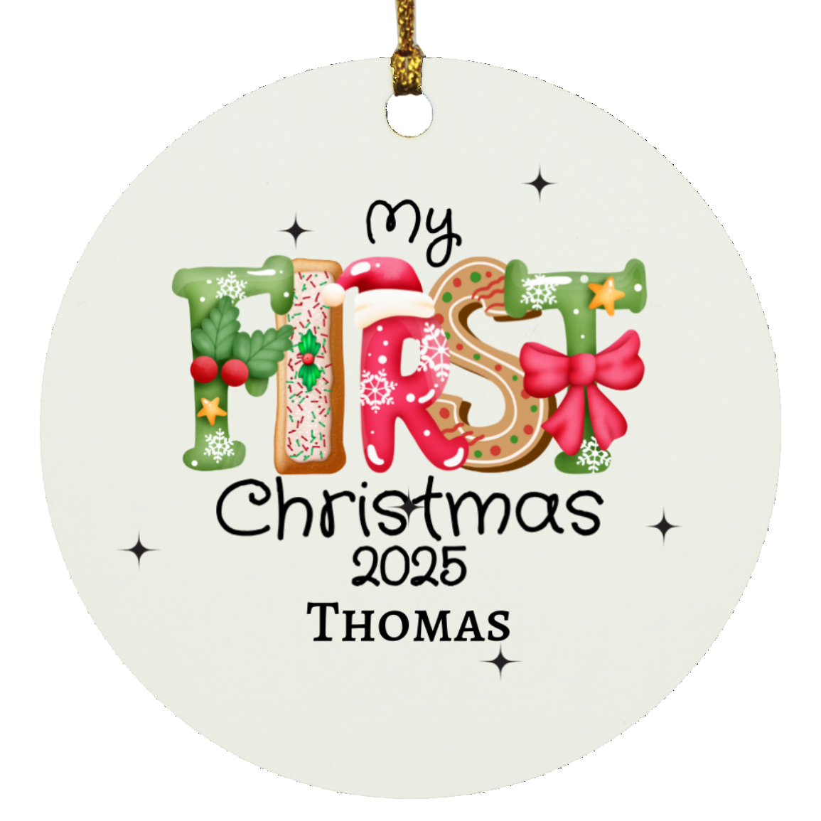 Personalized- My First Christmas Ornament