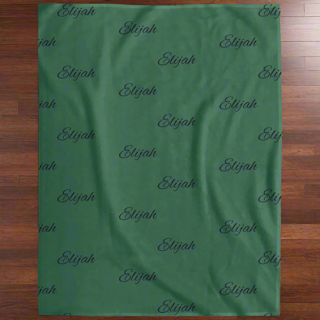 Personalized Name- Plush Fleece Blanket