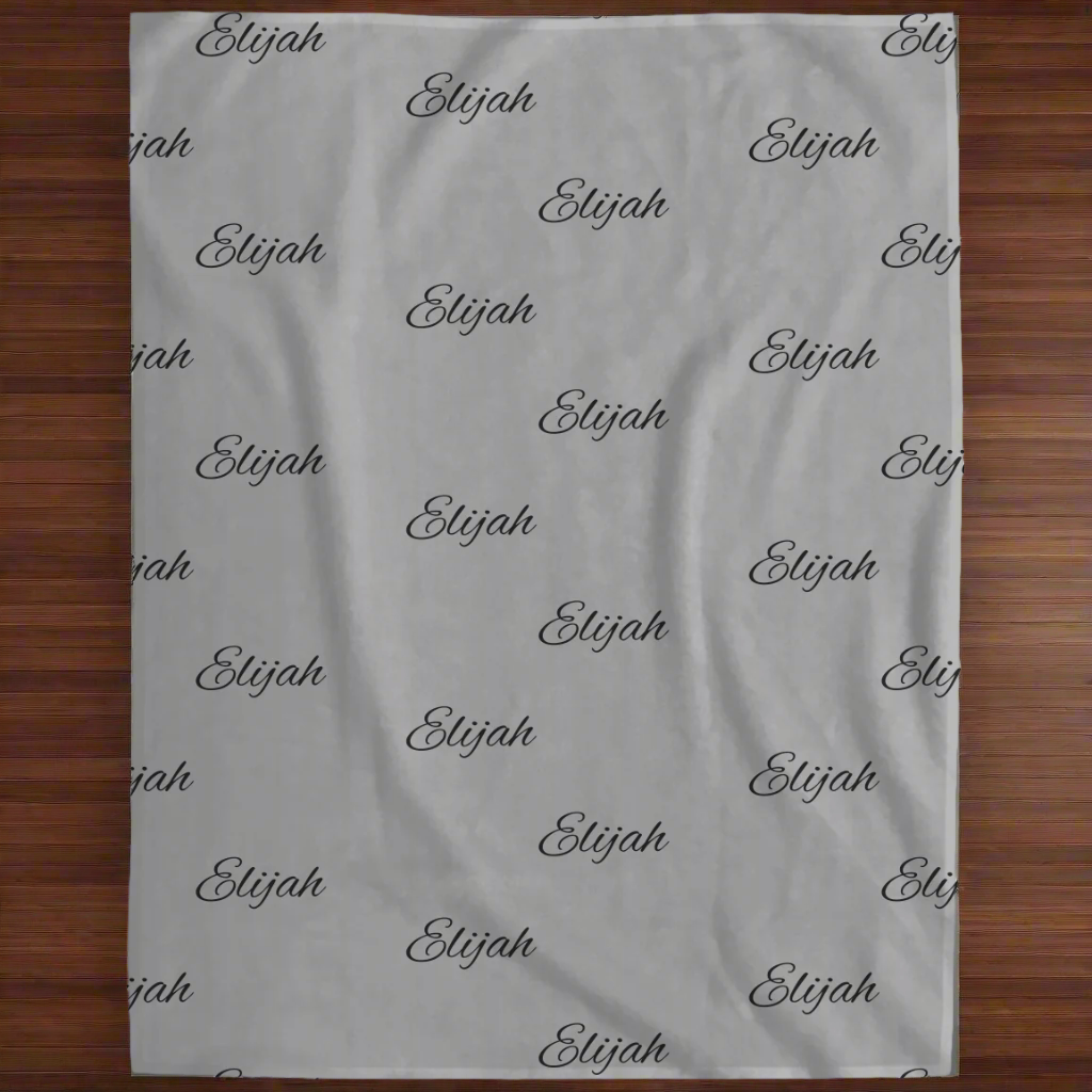 Personalized Name- Plush Fleece Blanket