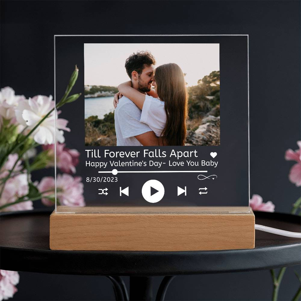 Personalized- Photo LED Light Acrylic Plaque