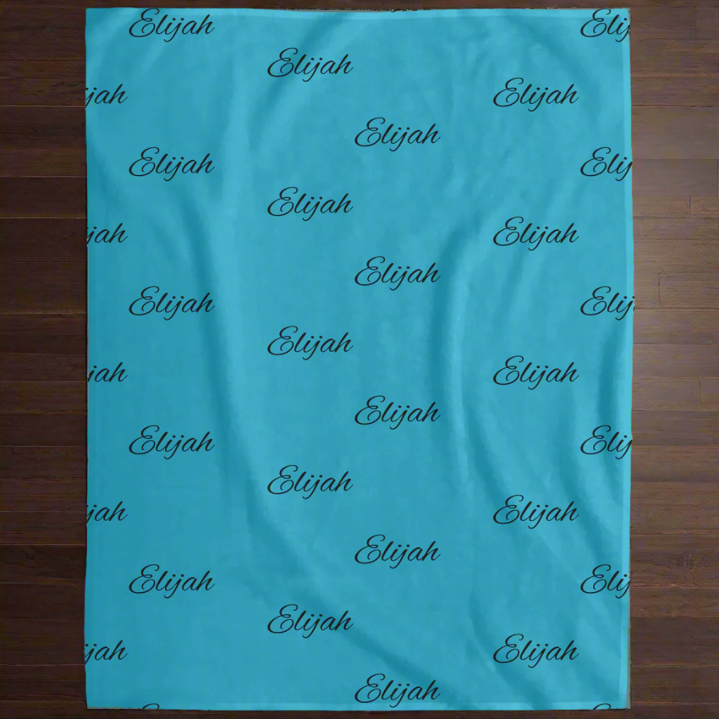 Personalized Name- Plush Fleece Blanket