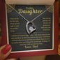 To My Daughter from Dad- Forever Love Necklace