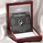 To My Daughter from Dad Forever Love Necklace