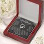 To My Daughter from Dad Forever Love Necklace