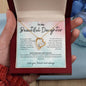 To My Beautiful Daughter Forever Love Necklace