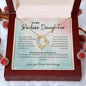 To My Badass Daughter Forever Love Necklace