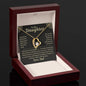 To My Daughter from Dad Forever Love Necklace