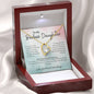 To My Badass Daughter Forever Love Necklace
