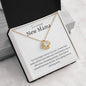 New Mama Love Knot Necklace