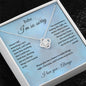 I'm Sorry Love Knot Necklace