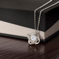 To My Badass Daughter Love Knot Necklace- sp