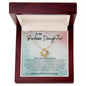 To My Badass Daughter Love Knot Necklace- sp