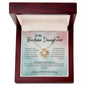 To My Badass Daughter Love Knot Necklace