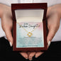 To My Badass Daughter Love Knot Necklace- sp