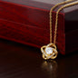 To My Badass Daughter Love Knot Necklace