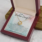 To My Badass Daughter Love Knot Necklace- sp