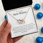 Amazing New Mom Interlocking Hearts Necklace