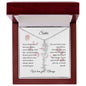 Personalized- Sister Birth Flower Name Necklace