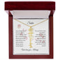 Personalized- Sister Birth Flower Name Necklace