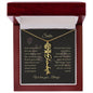 Personalized- Sister Birth Flower Name Necklace