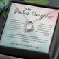 To My Badass Daughter Forever Love Necklace