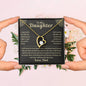 To My Daughter from Dad Forever Love Necklace