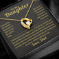 To My Daughter from Dad- Forever Love Necklace