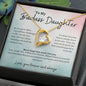 To My Badass Daughter Forever Love Necklace