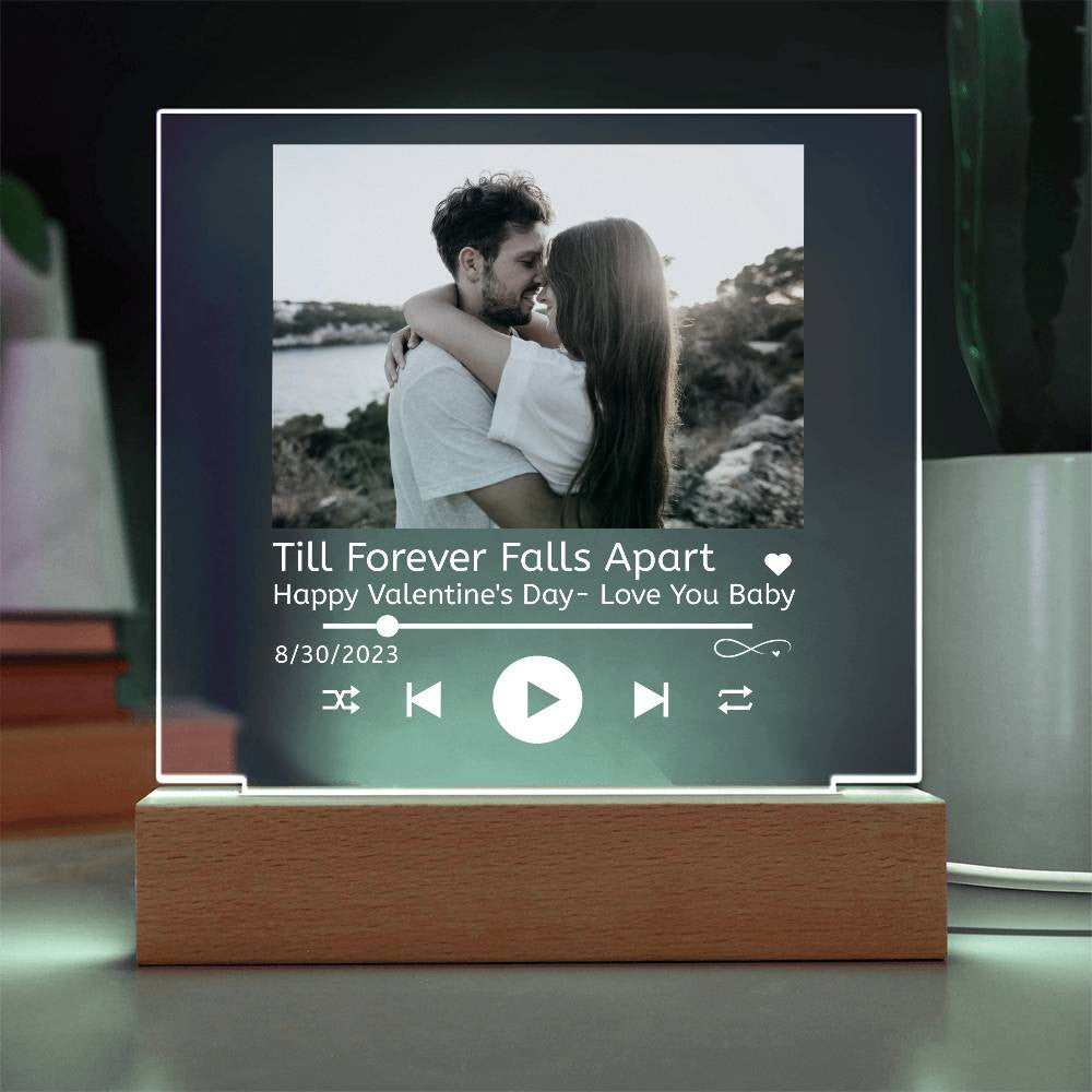 Personalized- Photo LED Light Acrylic Plaque