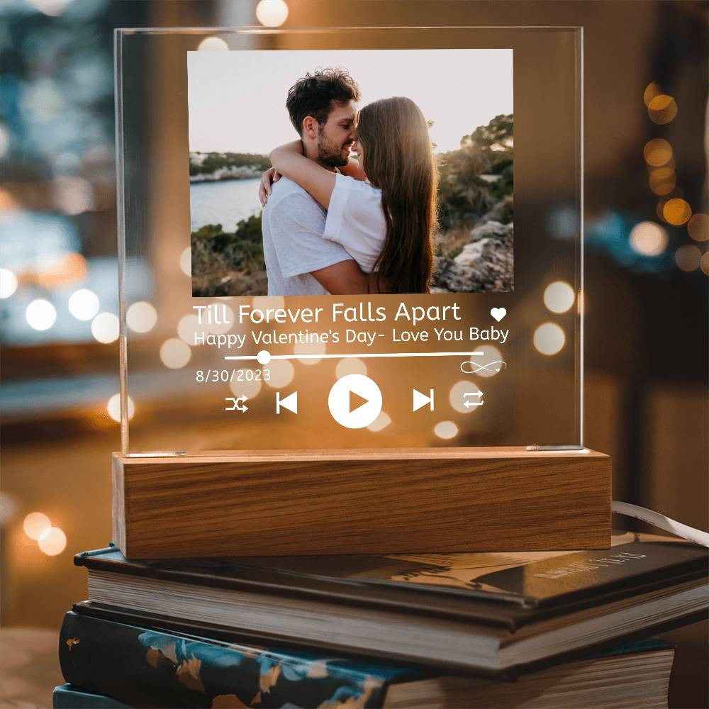 Personalized- Photo LED Light Acrylic Plaque