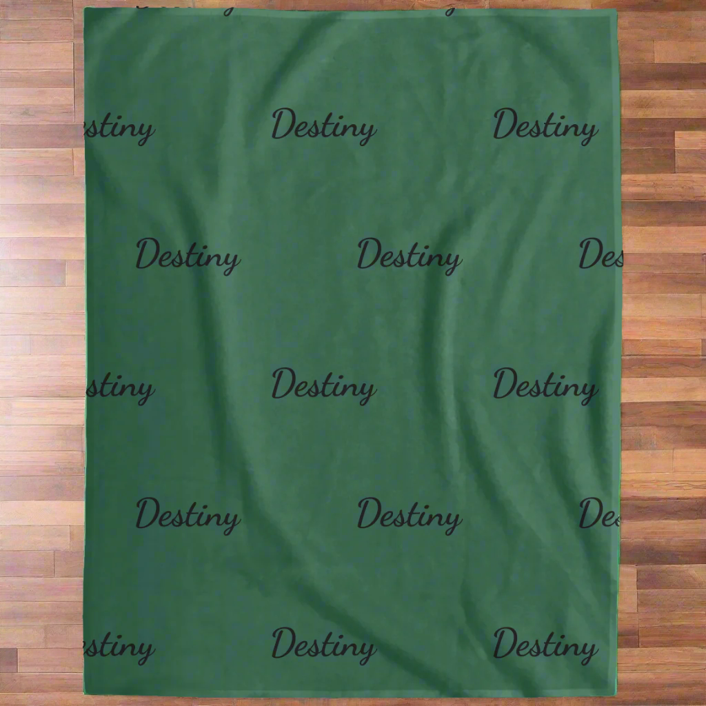 Personalized- Fleece Name Blanket (2nd option)