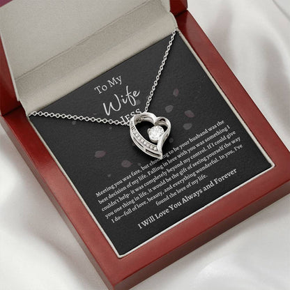 Personalized Name Forever Love Necklace (Rhodium ONLY) + Luxury Box