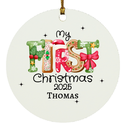 Personalized- My First Christmas Ornament