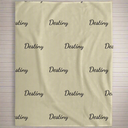 Personalized- Fleece Name Blanket (2nd option)