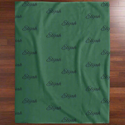 Personalized Name- Plush Fleece Blanket