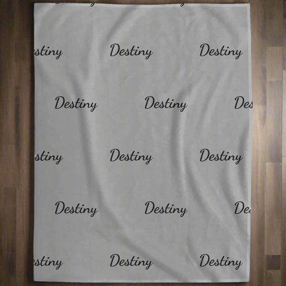Personalized- Fleece Name Blanket (2nd option)