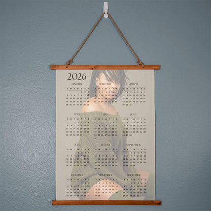 Personalized Calendar Wall Tapestry (Portrait)
