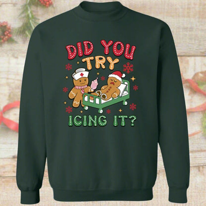 Gingerbread Man Pullover Sweatshirt
