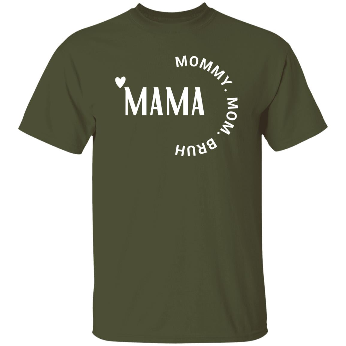 Shirt Sweatshirt- Mama to Bruh- White Font