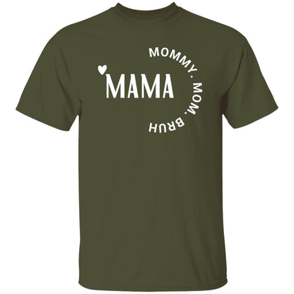 Shirt Sweatshirt- Mama to Bruh- White Font