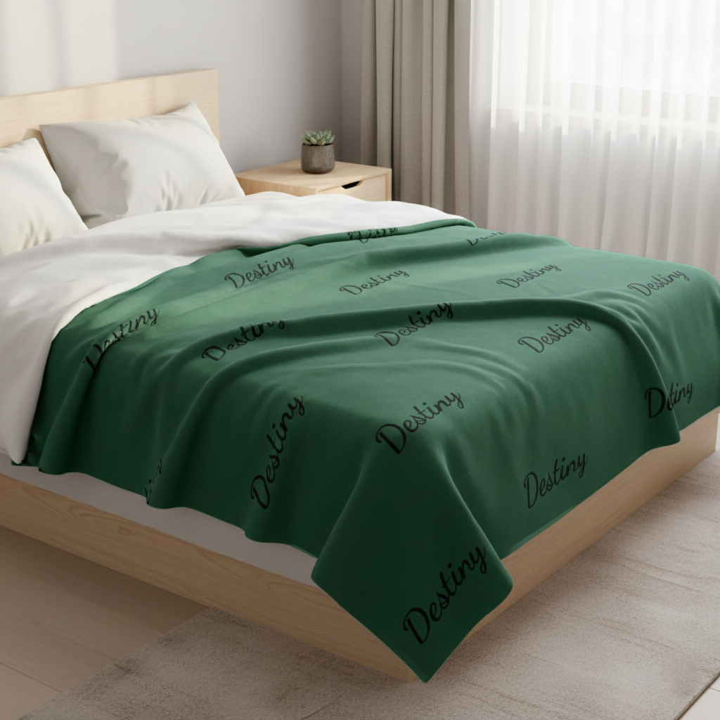 Personalized- Fleece Name Blanket (2nd option)