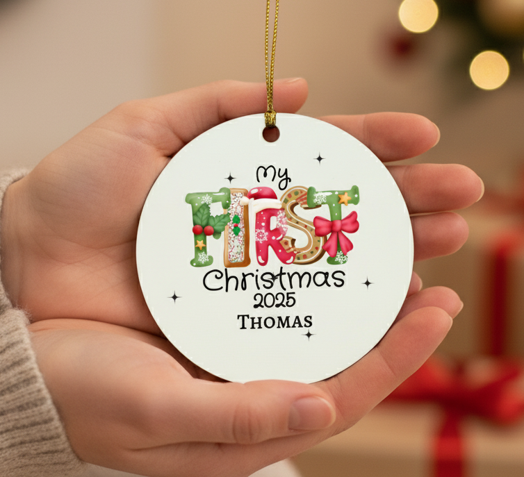 Personalized- My First Christmas Ornament