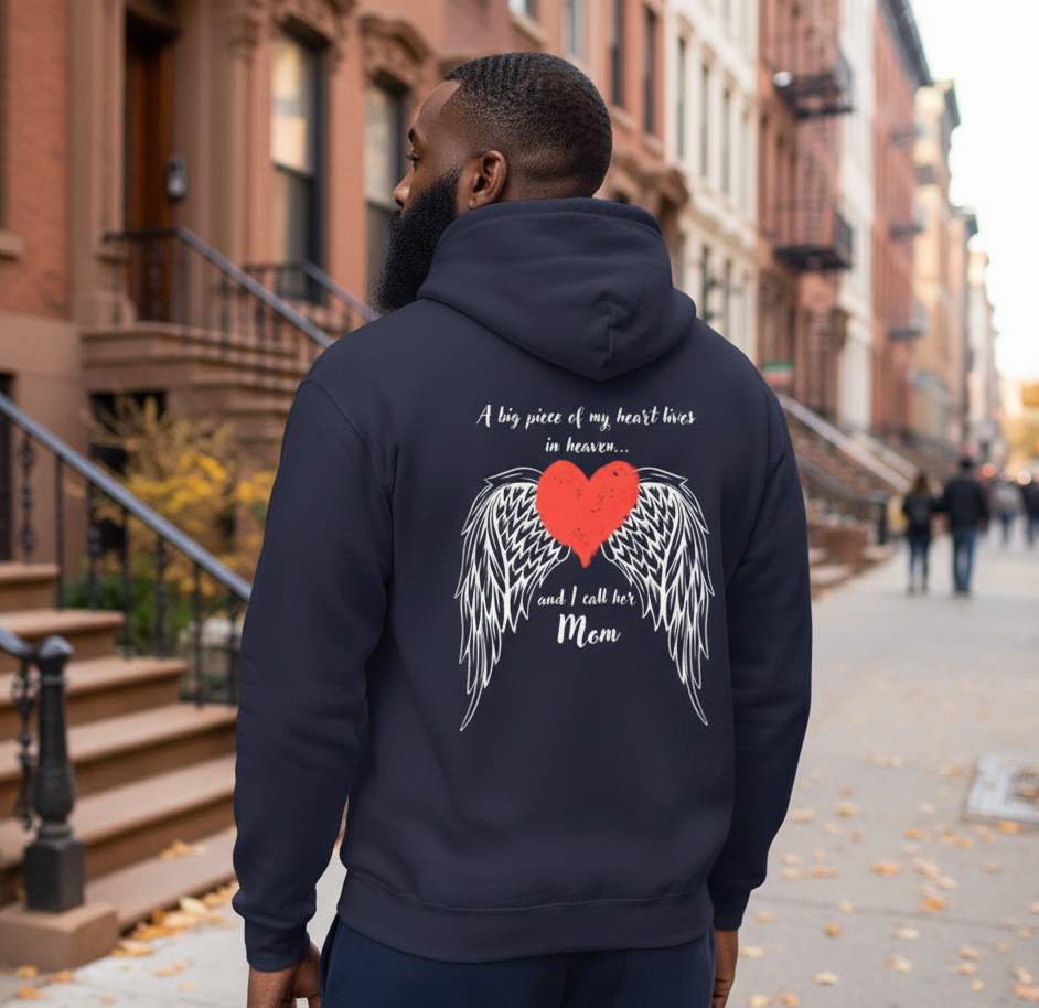A Big Piece of My Heart- MOM Pullover Hoodie Sweater