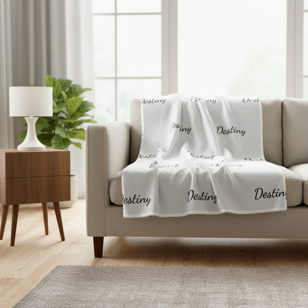 Personalized- Fleece Name Blanket (2nd option)