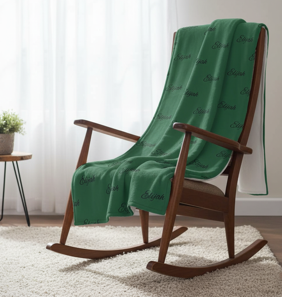 Personalized Name- Plush Fleece Blanket