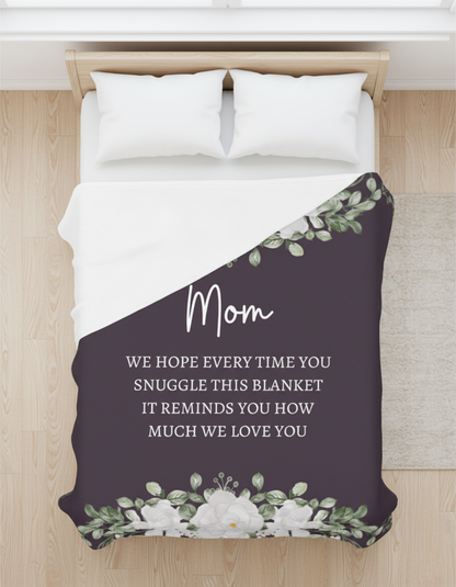 Mom- We Love You Blanket (Fleece)