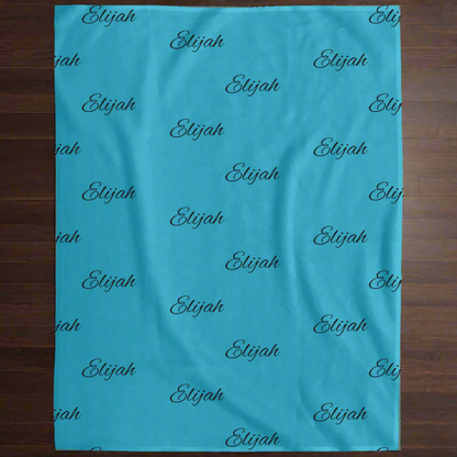 Personalized Name- Plush Fleece Blanket