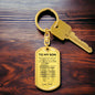 To My Son- Dad Dog Tag Key Chain
