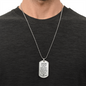To My Love Dog Tag Military Chain